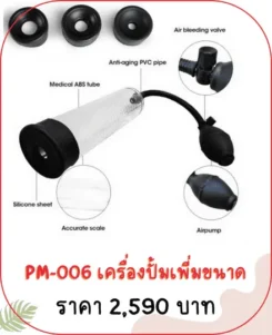 ปั๊มเพิ่มขนาด PM-006